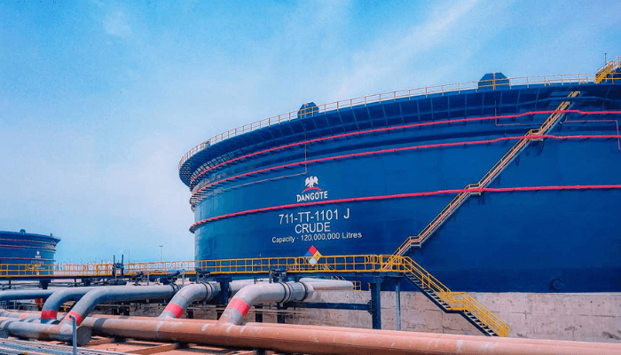 Dangote Refinery Hits 700,000 Bpd Processing Capacity Dangote Refinery Hits 700,000 Bpd Capacity Milestone