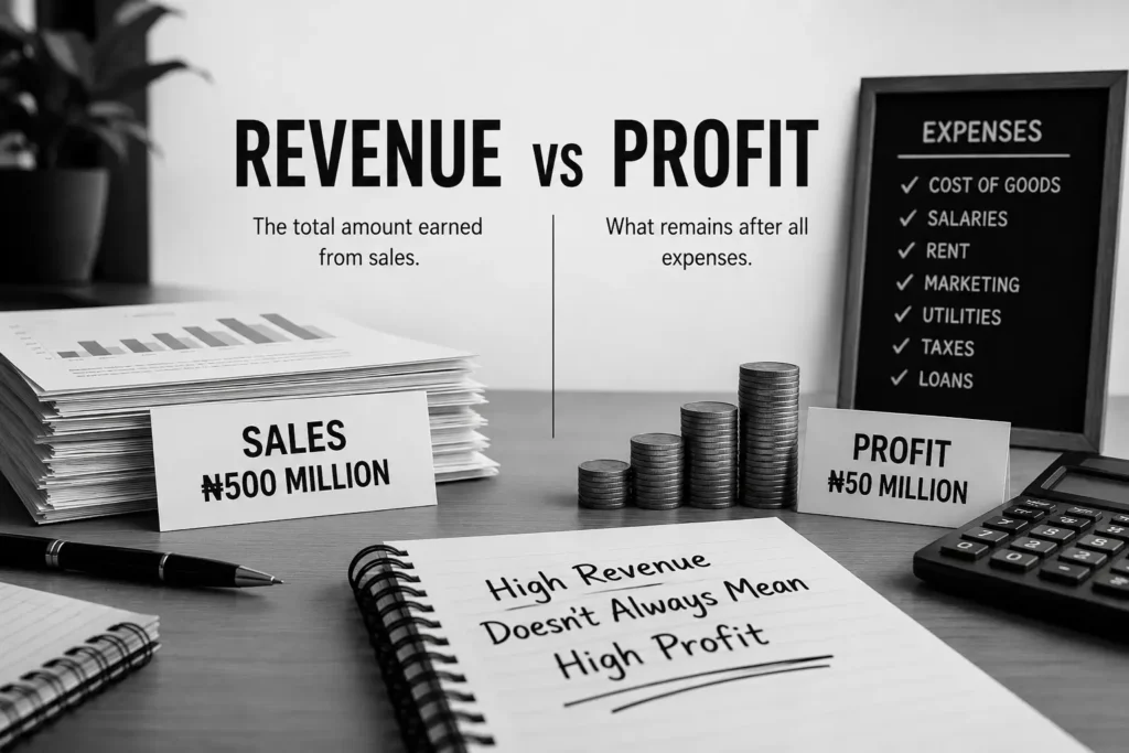 Revenue vs Profit profit vs loss explained on the project herald
