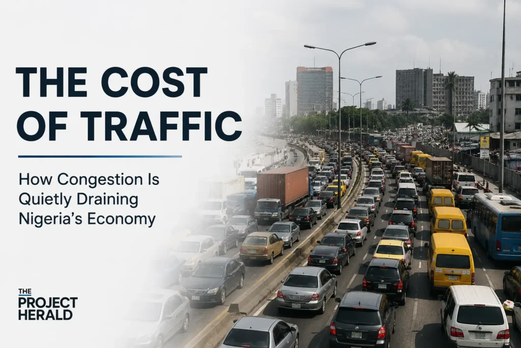 The Cost of Traffic: How Congestion Is Quietly Draining Nigeria's Economy the cost of traffic by the project herald news