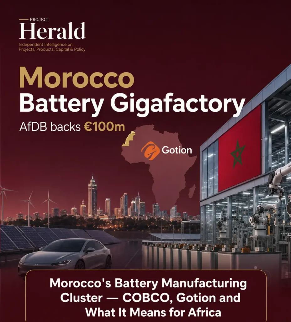 Morocco Is Building Africa's First Integrated Battery Manufacturing Cluster. Here Is What That Actually Means. Morocco's Battery Manufacturing Cluster β COBCO, Gotion and What It Means for Africa