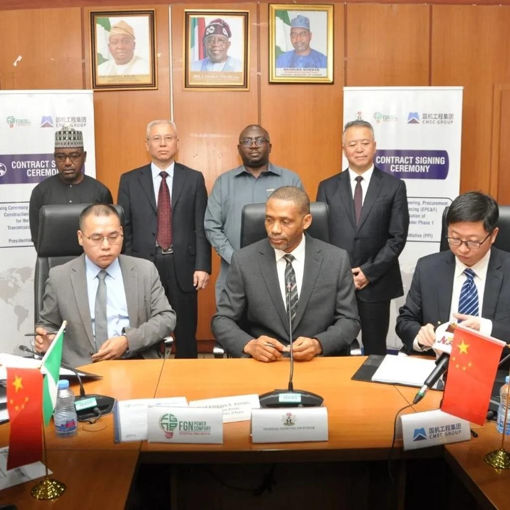 Minister of Power Joseph Tegbe in discussions with Chinese counterparts in Beijing