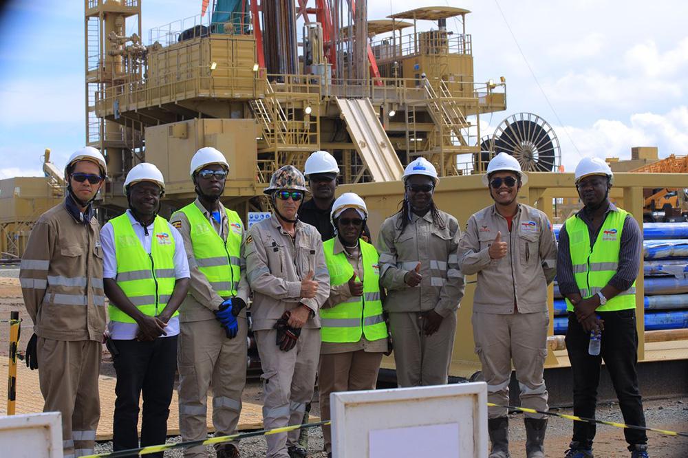 TotalEnergies staff at an oil & gas industrial operation