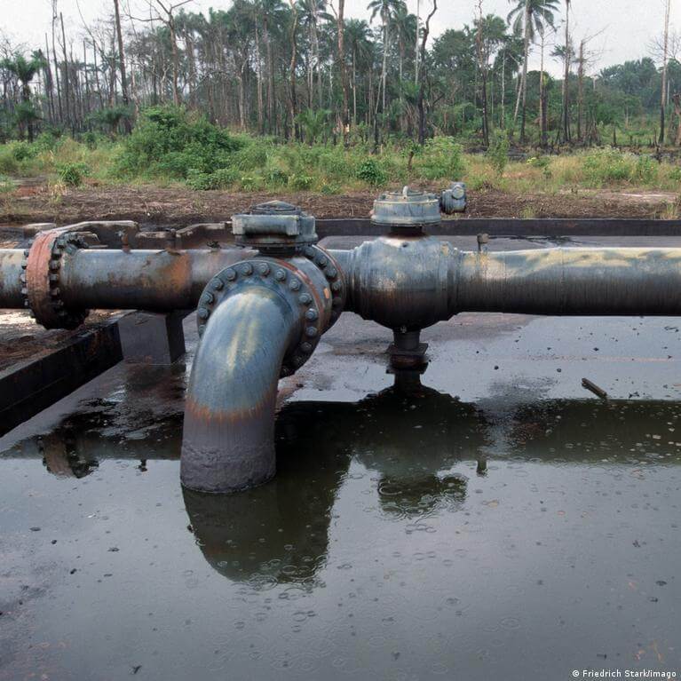 Oil pipeline infrastructure in the Niger Delta
